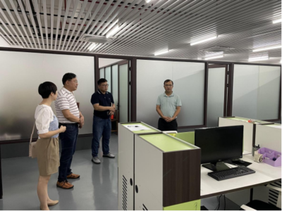 廣西大學團委書記謝能重一行蒞臨科技園考察指導，聚焦科技企業孵化器運營與管理